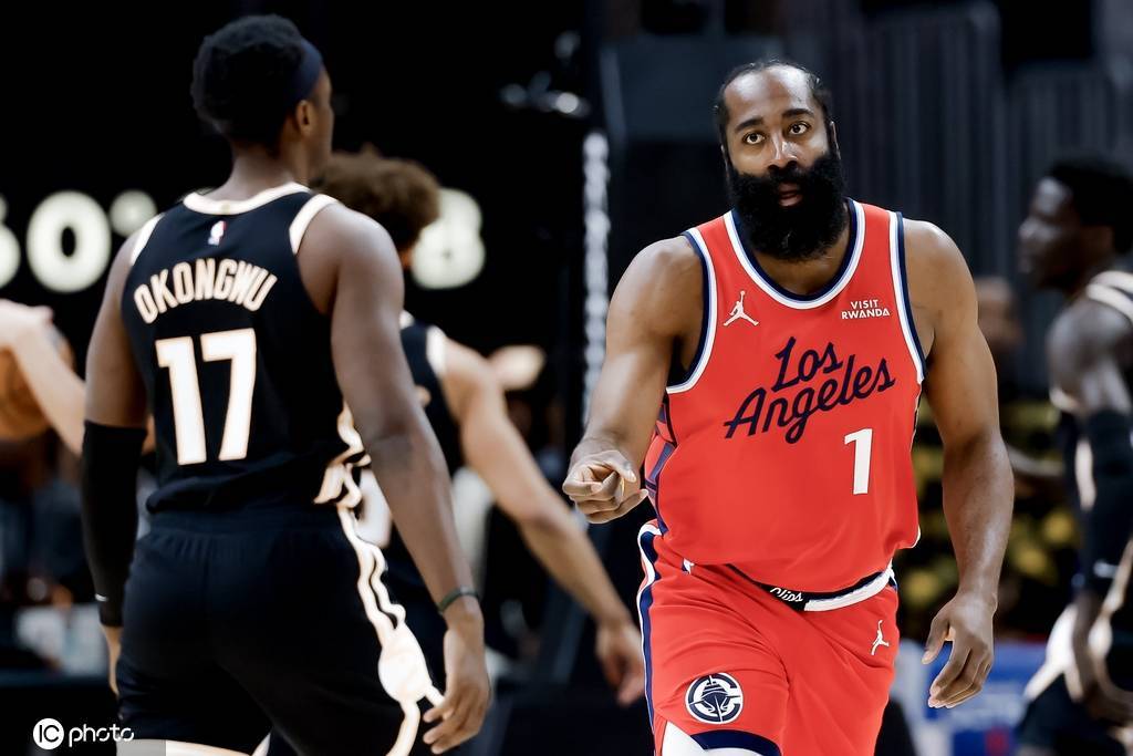 哈登27分9助9伦纳德21分 快船客场大胜老鹰